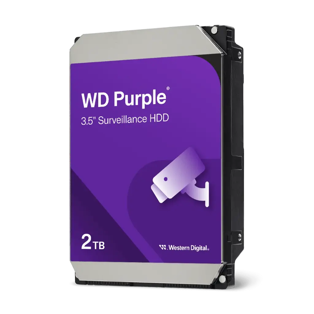 WESTERN DIGITAL DISCO DURO PURPLE SURVEILLANCE 23PURZ 2 TB - INTERNO - 3.5" - SATA 6GB/S - BUFFER: 64 MB 