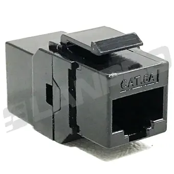 [LP-XCAPUSBK] KEYSTONE JACK RJ45 LANPRO CAT 6A NO BLINDADO X-CLASS NEGRO